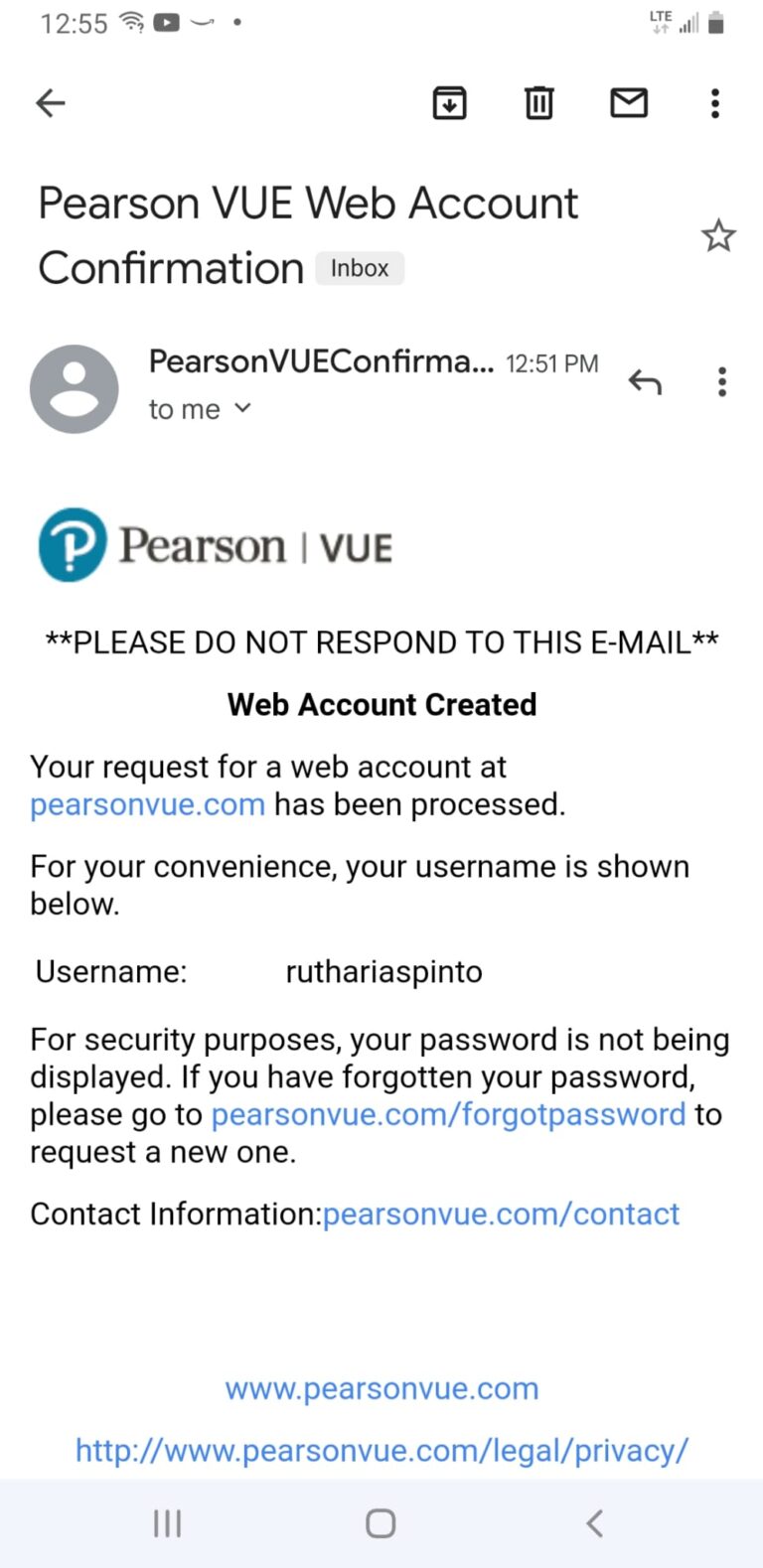 Ejemplo Correo Pearson